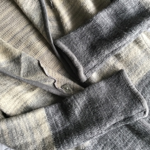 FREE PEOPLE WOOL BLEND LONG SEMI-ADJUSTED KNIT CARDIGAN, APPROX SIZE MED/LARGE - Picture 11 of 16